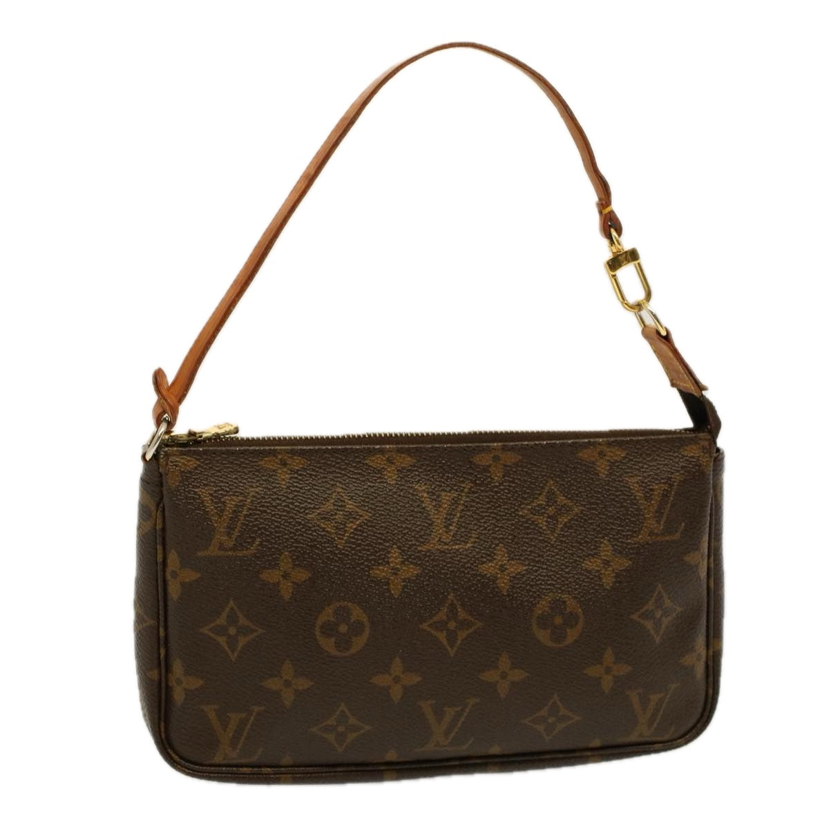 LOUIS VUITTON Monogram Pochette Accessoires Pouch M51980 LV Auth 58151