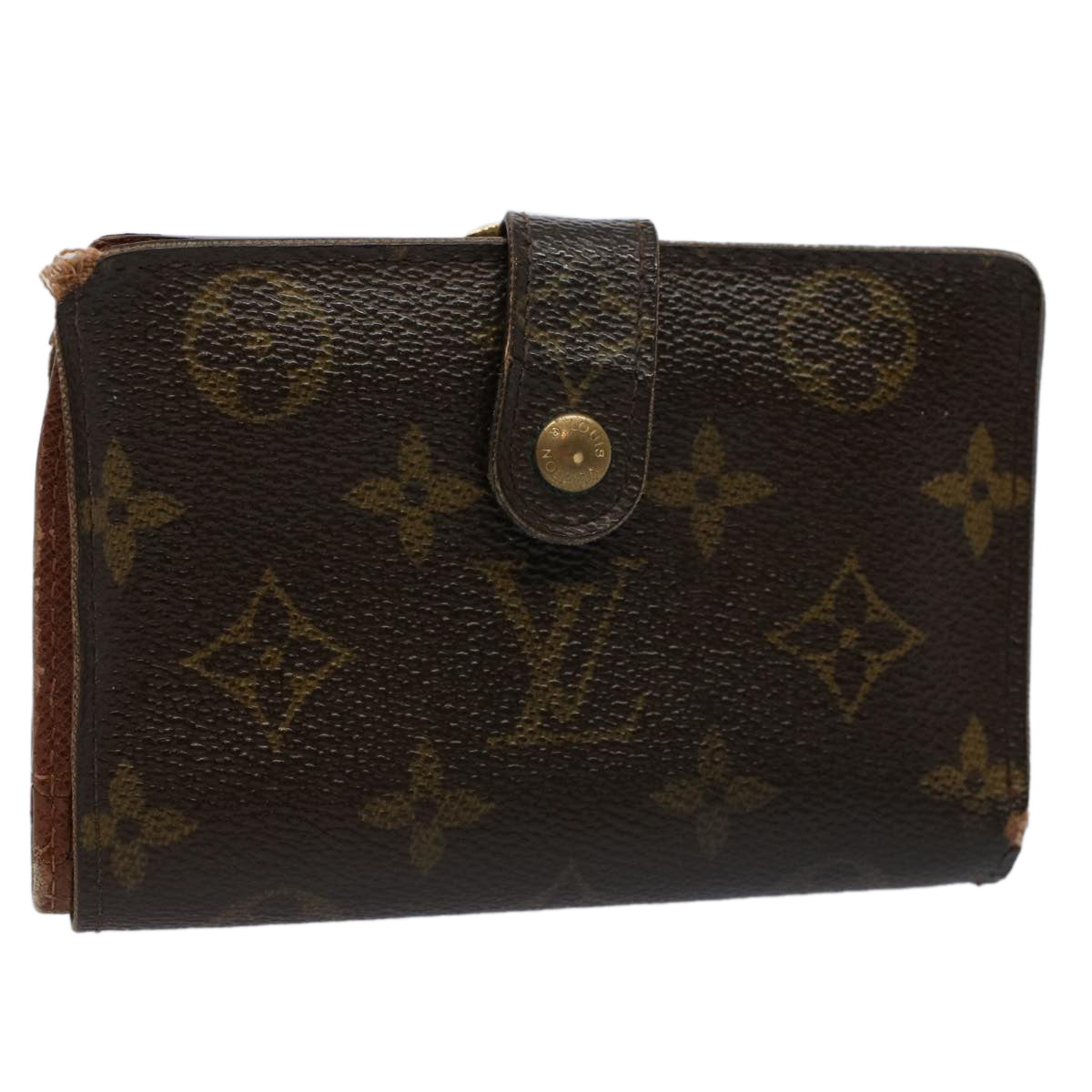 LOUIS VUITTON Monogram Portefeuille Viennois Bifold Wallet M61674 Auth 58180