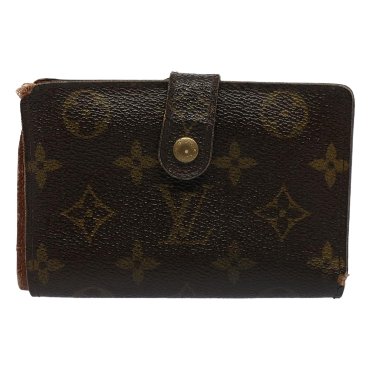 LOUIS VUITTON Monogram Portefeuille Viennois Bifold Wallet M61674 Auth 58180