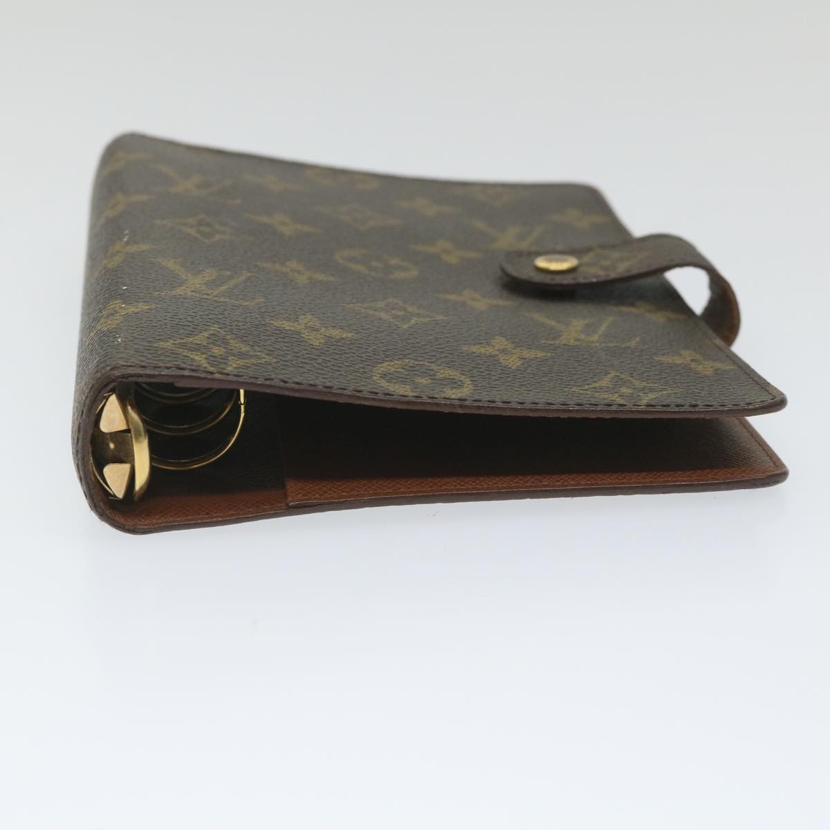 LOUIS VUITTON Monogram Agenda MM Day Planner Cover R20105 LV Auth 58183