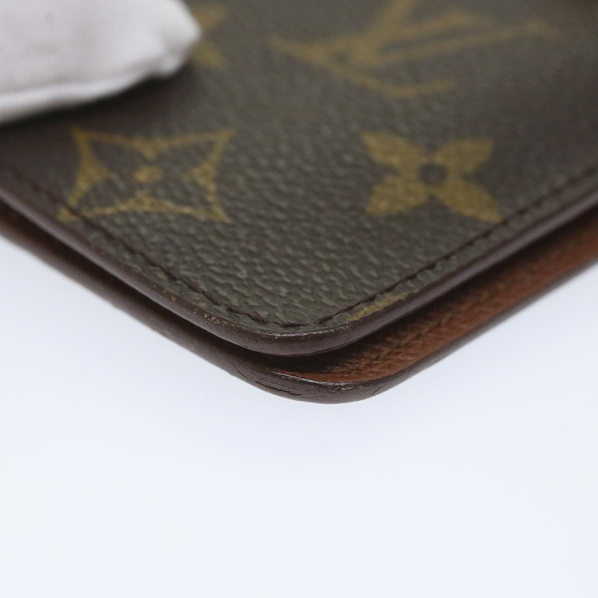 LOUIS VUITTON Monogram Agenda MM Day Planner Cover R20105 LV Auth 58183