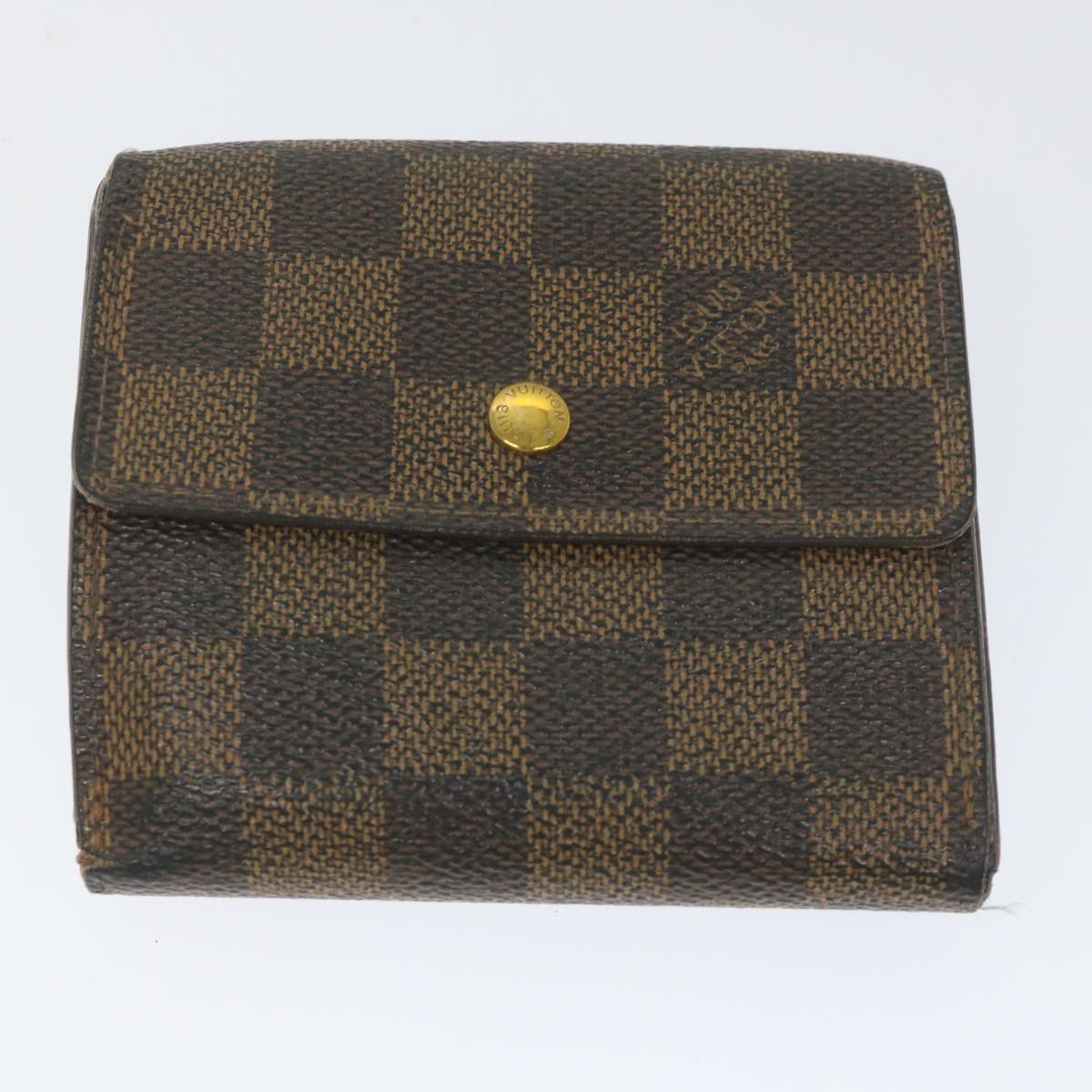 LOUIS VUITTON Monogram epi Damier Ebene Wallet 5Set Blue Black LV Auth 58221