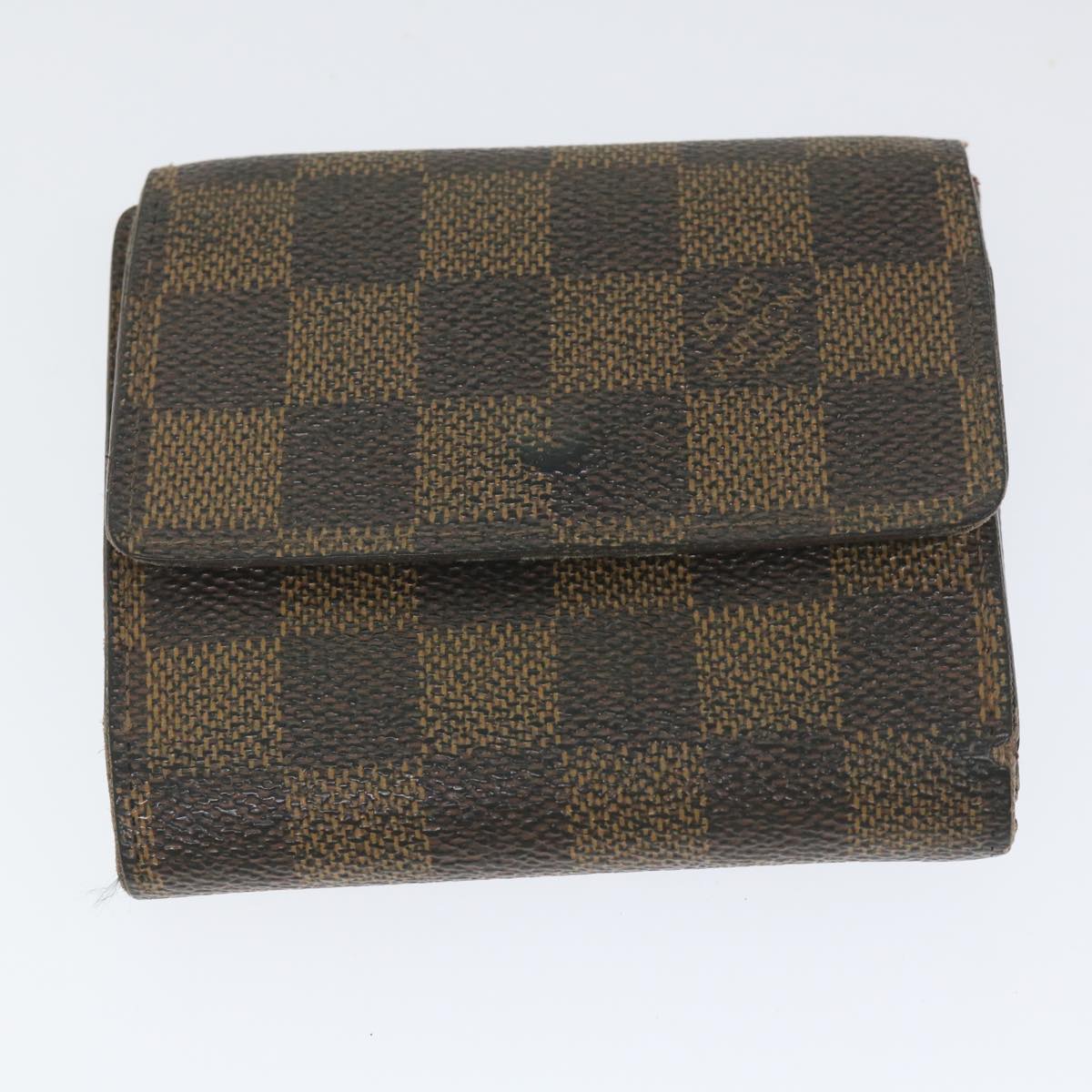 LOUIS VUITTON Monogram epi Damier Ebene Wallet 5Set Blue Black LV Auth 58221