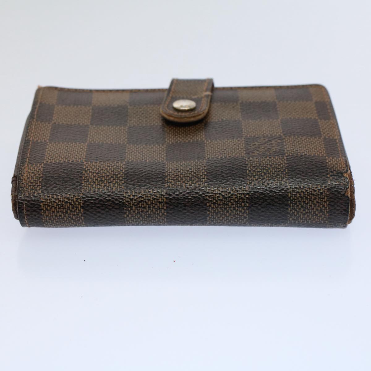 LOUIS VUITTON Damier Ebene Portefeuille Viennois Wallet N61674 LV Auth 58223