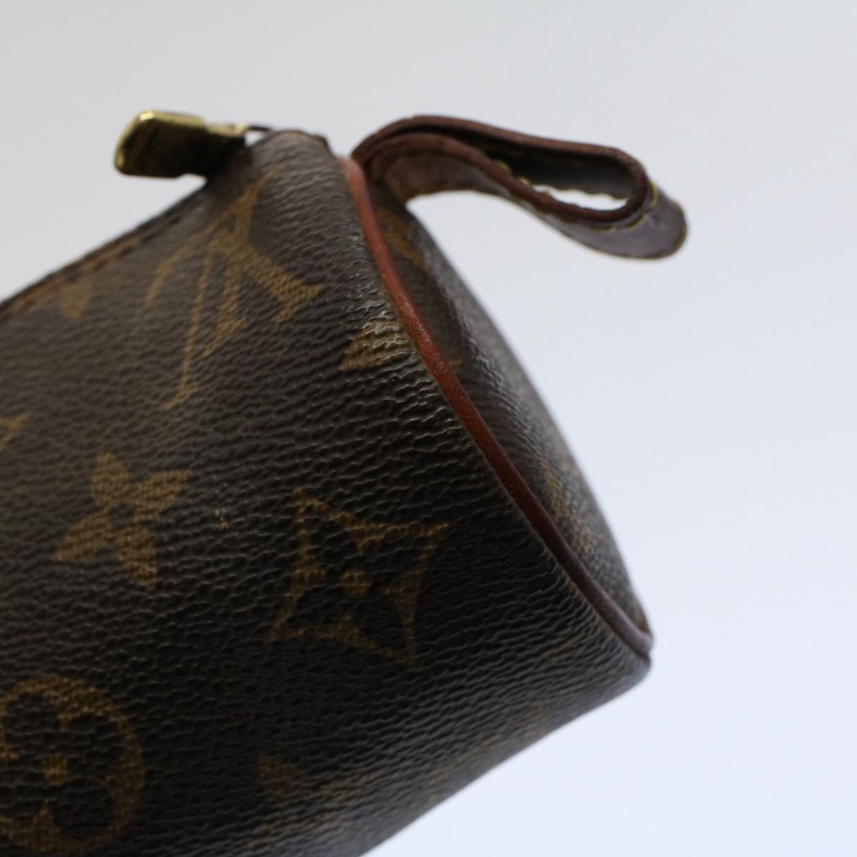 LOUIS VUITTON Monogram Trousse Rondo Pouch M47630 LV Auth 58248