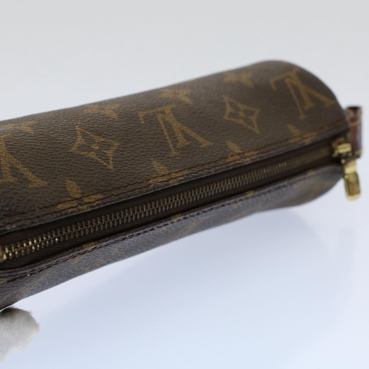 LOUIS VUITTON Monogram Trousse Rondo Pouch M47630 LV Auth 58248