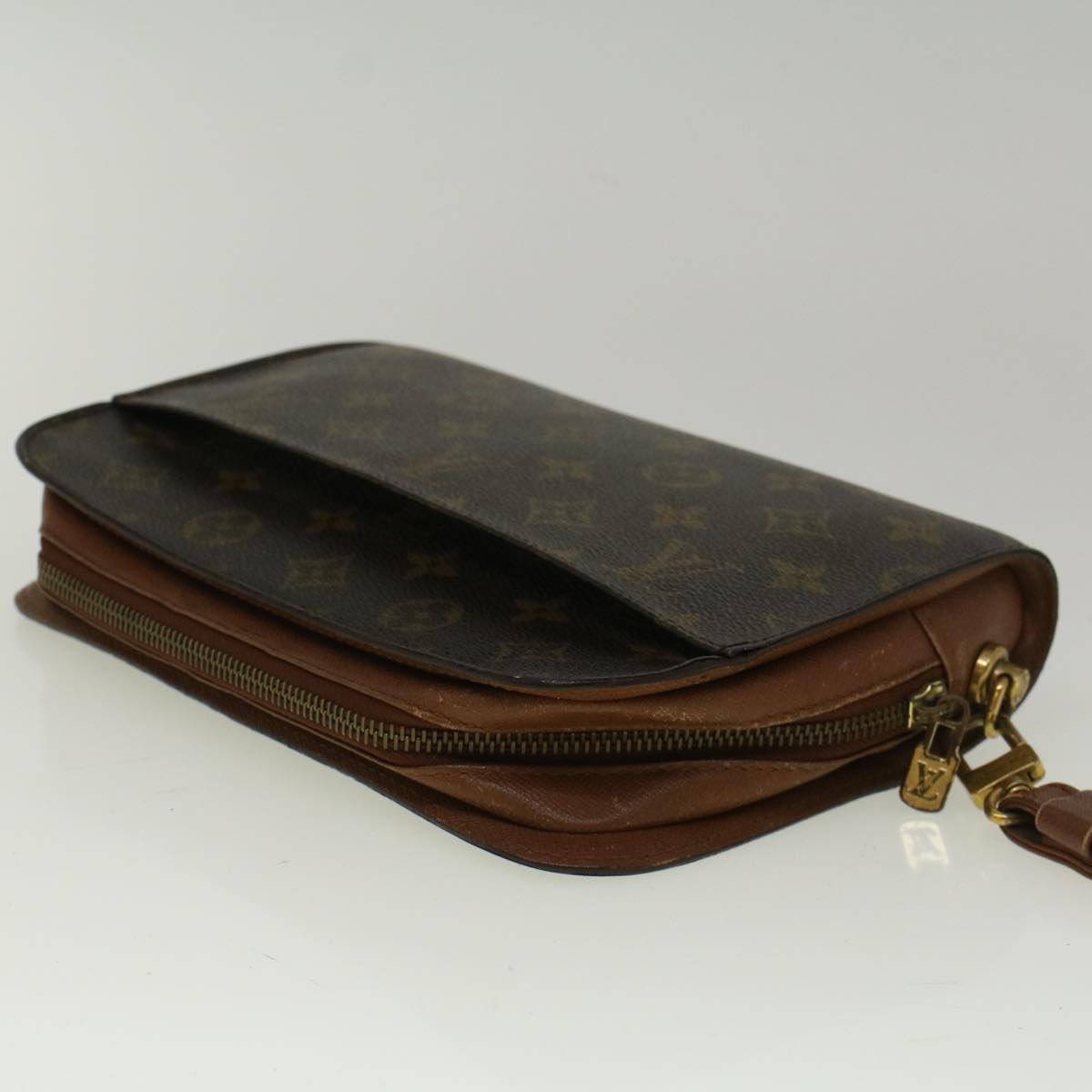 LOUIS VUITTON Monogram Orsay Clutch Bag M51790 LV Auth 58249