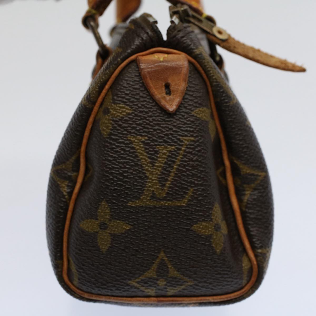 LOUIS VUITTON Monogram Mini Speedy Hand Bag M41534 LV Auth 58257