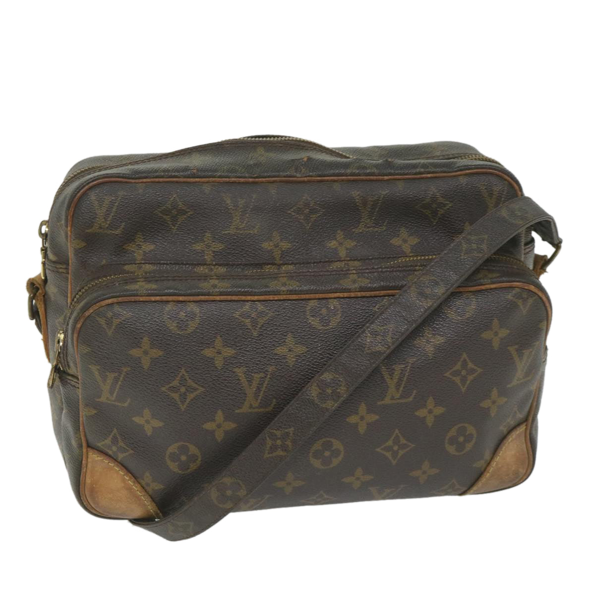 LOUIS VUITTON Monogram Nile Shoulder Bag M45244 LV Auth 58282