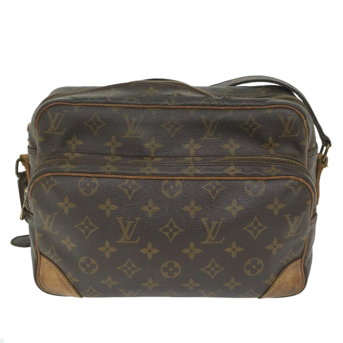 LOUIS VUITTON Monogram Nile Shoulder Bag M45244 LV Auth 58282