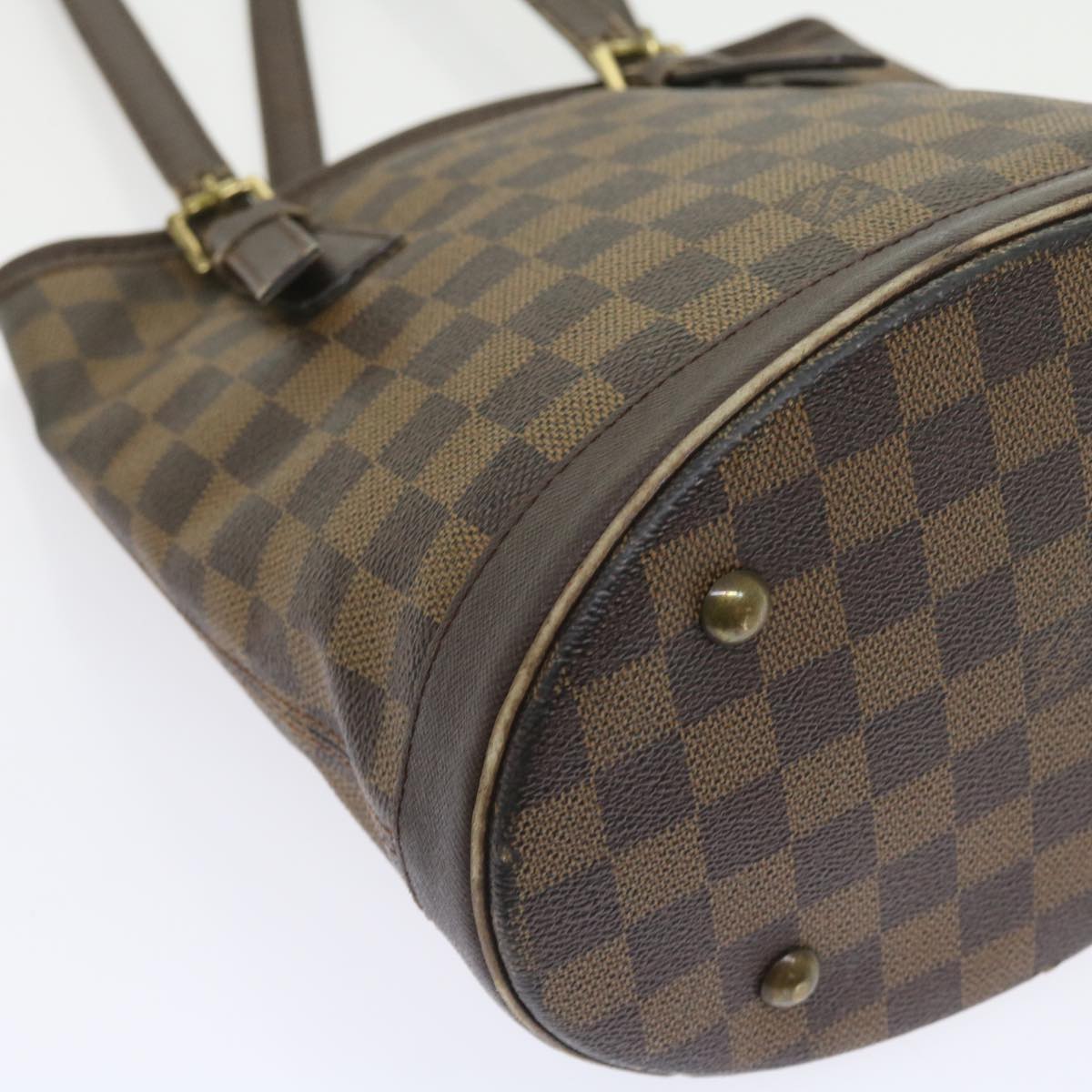 LOUIS VUITTON Damier Ebene Marais Shoulder Bag N42240 LV Auth 58296