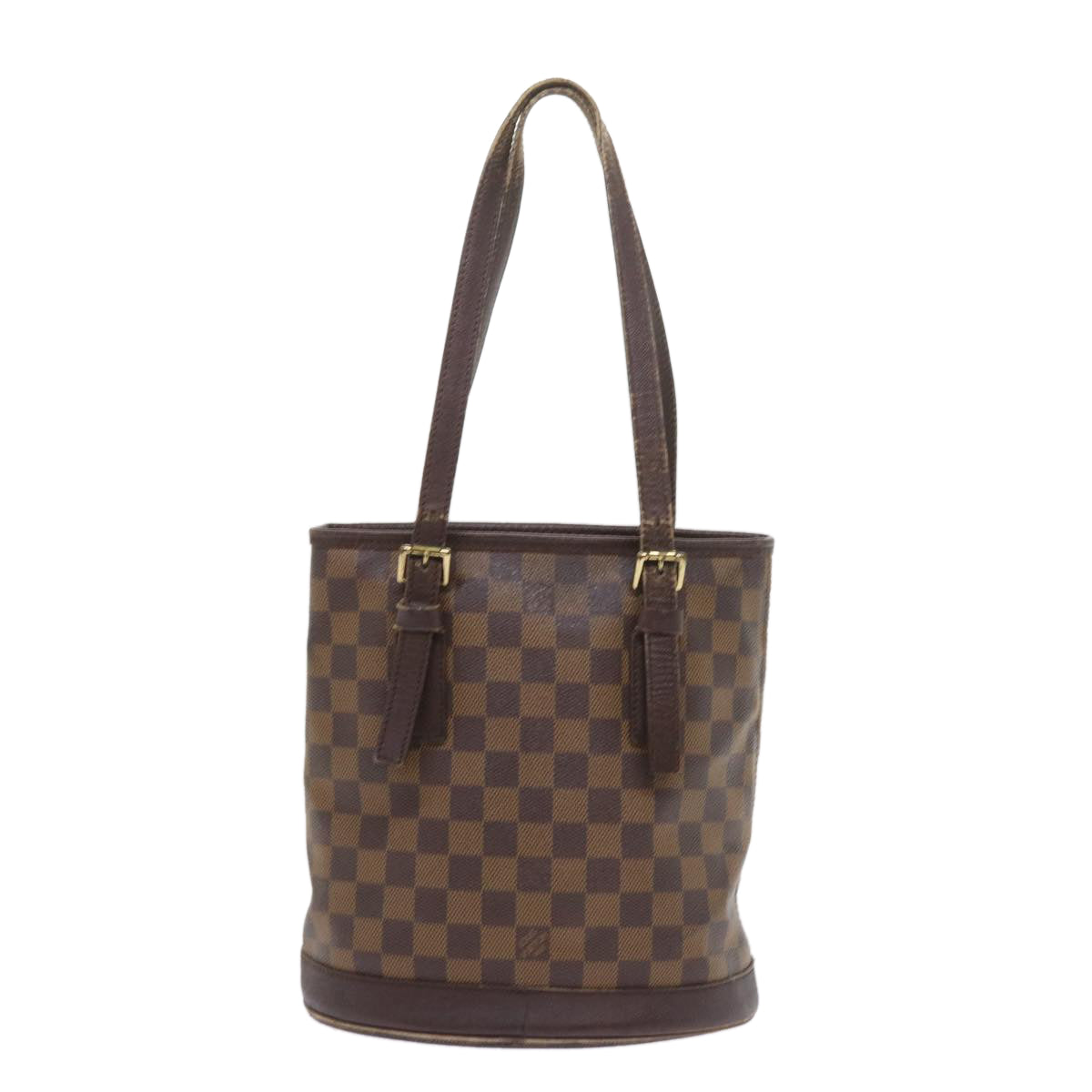 LOUIS VUITTON Damier Ebene Marais Shoulder Bag N42240 LV Auth 58296