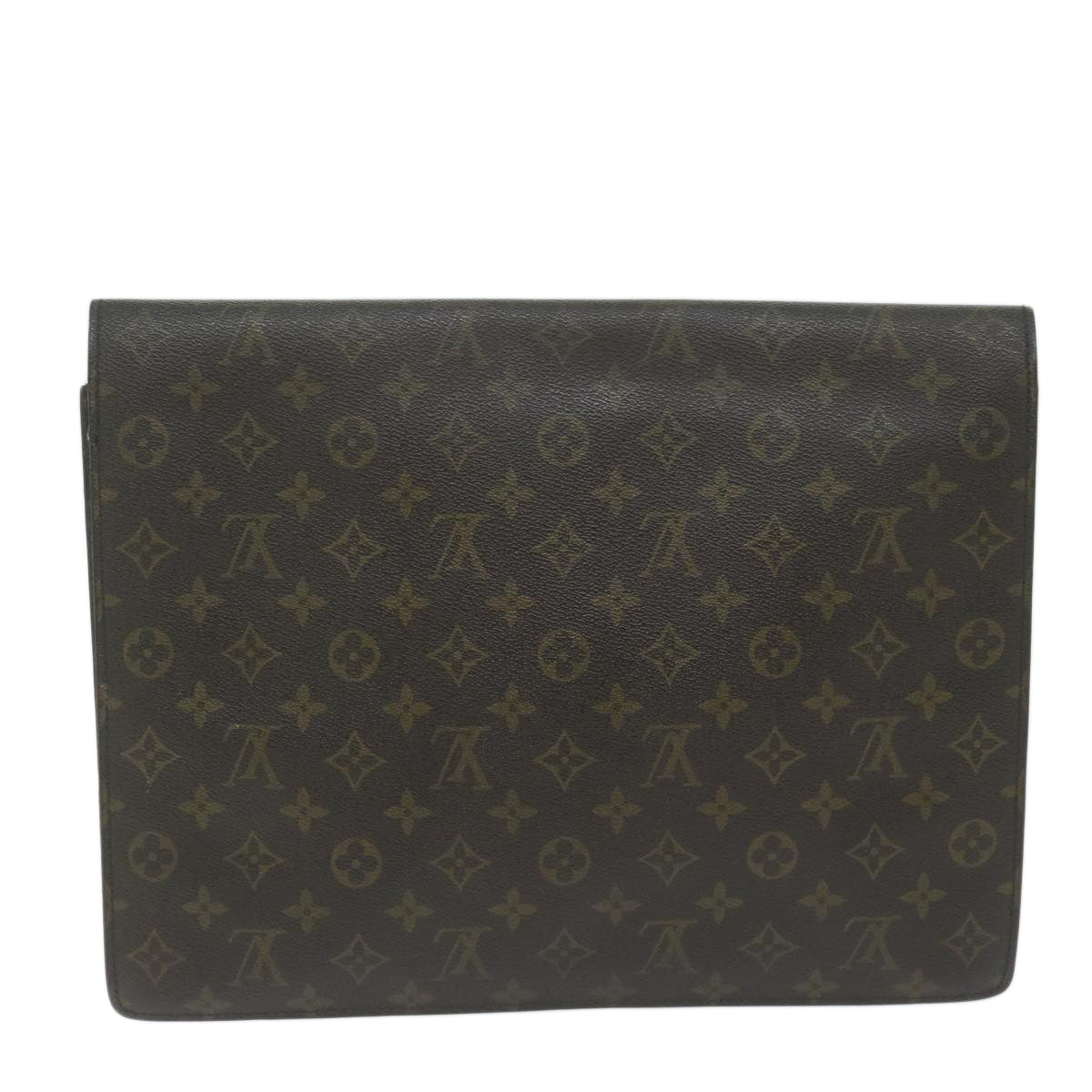 LOUIS VUITTON Monogram Porte Documents Senatur Briefcase M53335 LV Auth 58318