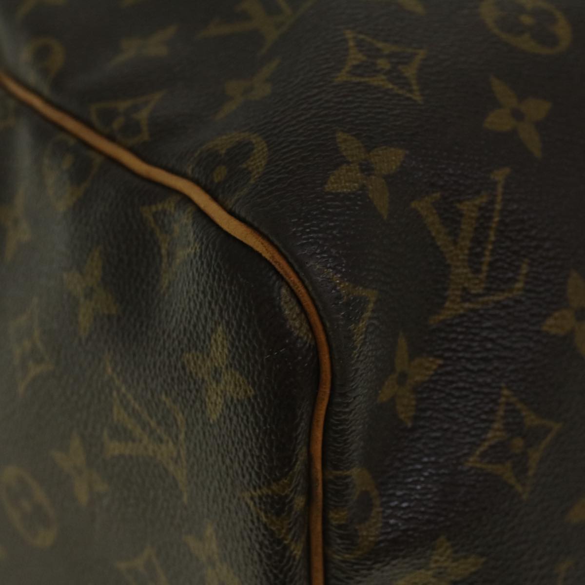 LOUIS VUITTON Monogram Keepall 55 Boston Bag M41424 LV Auth 58331