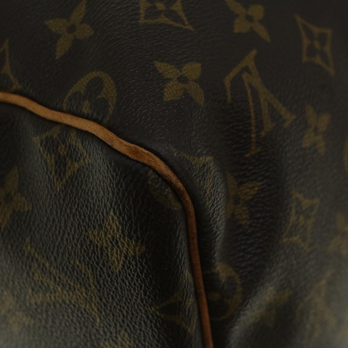 LOUIS VUITTON Monogram Keepall 55 Boston Bag M41424 LV Auth 58331