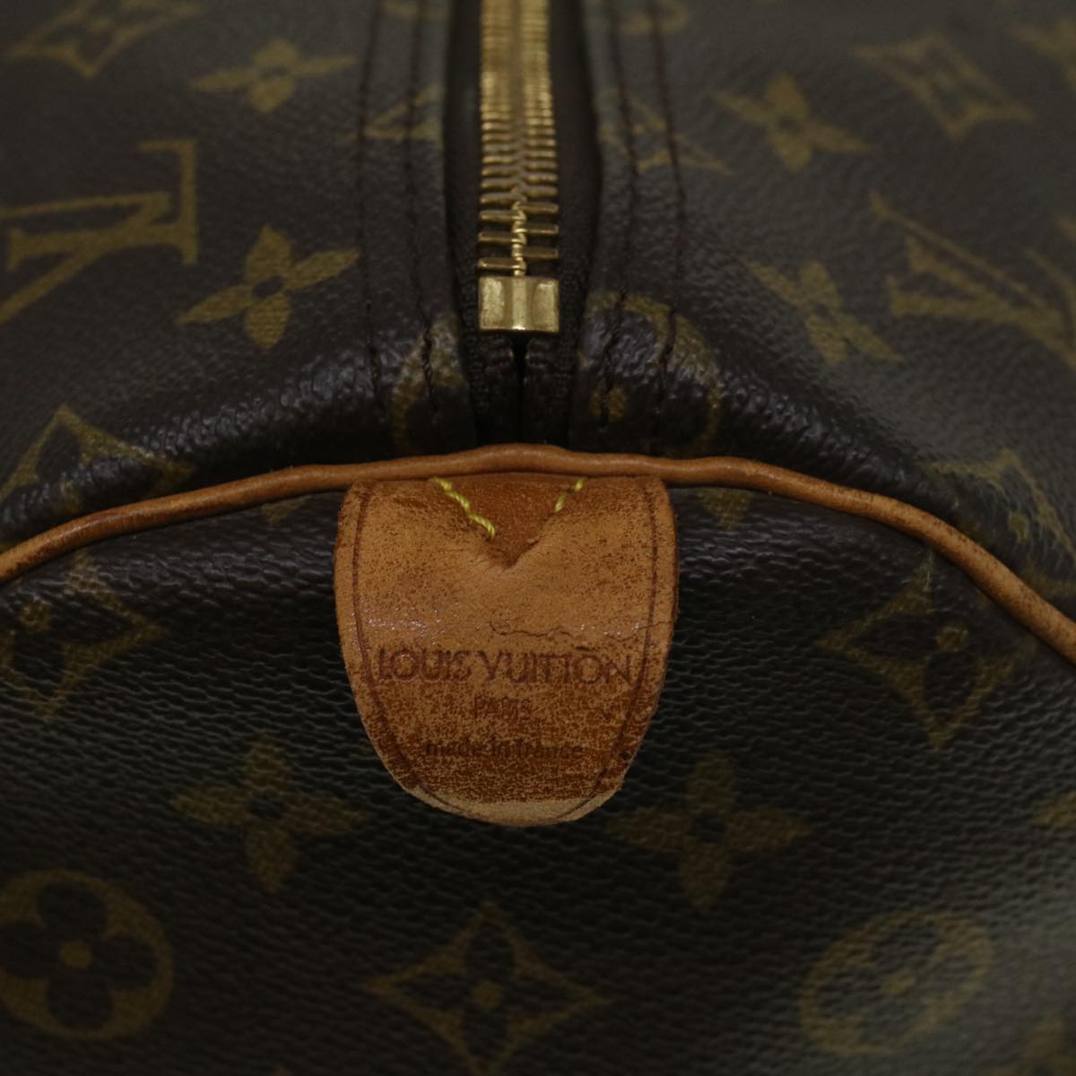 LOUIS VUITTON Monogram Keepall 55 Boston Bag M41424 LV Auth 58331