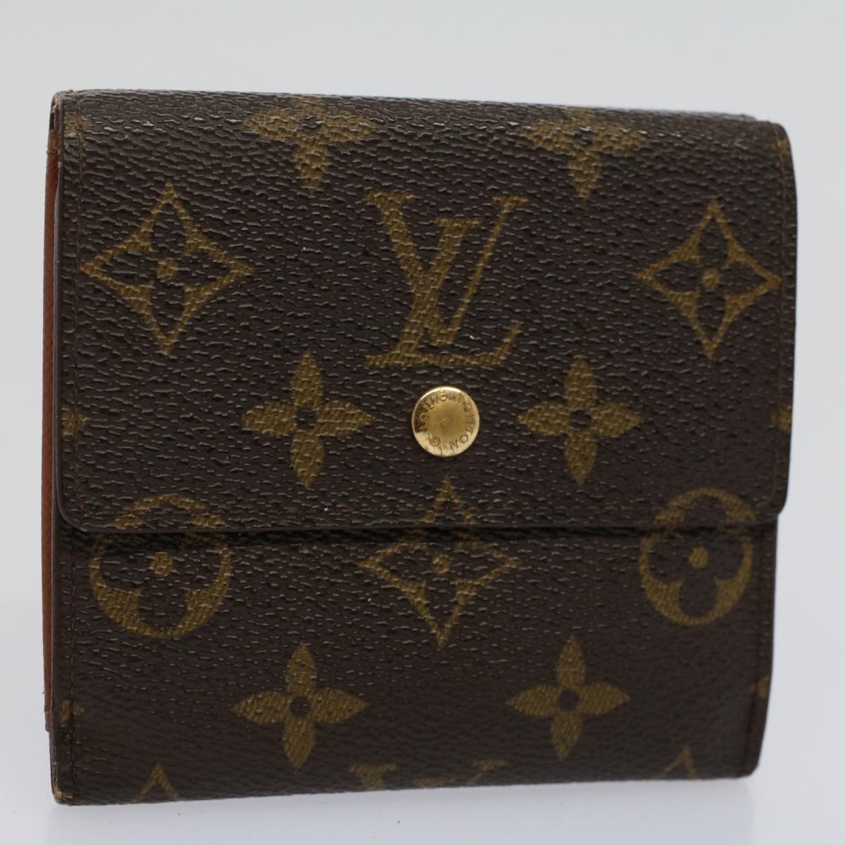 LOUIS VUITTON Monogram Portefeuille Elise Wallet M61654 LV Auth 58351