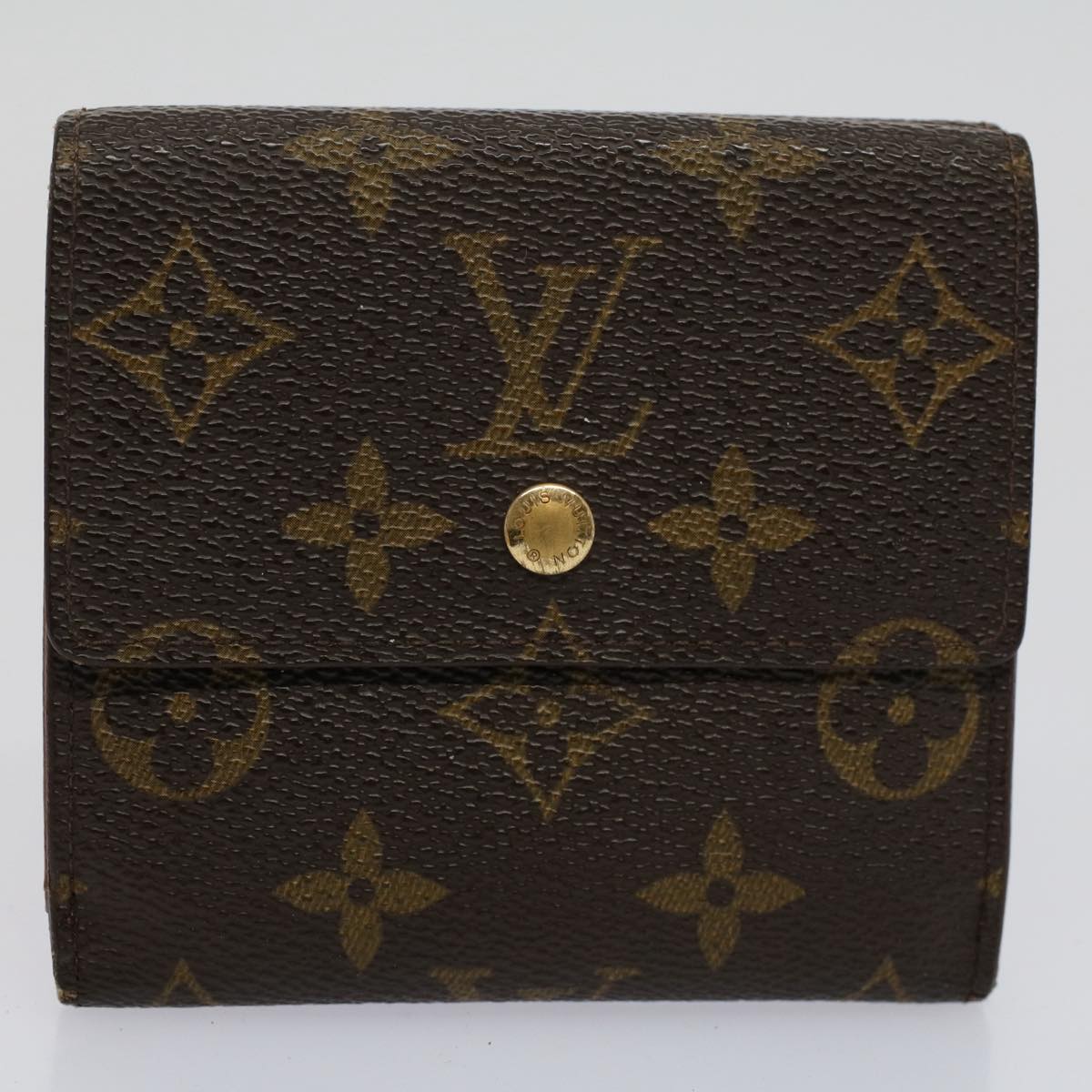 LOUIS VUITTON Monogram Portefeuille Elise Wallet M61654 LV Auth 58351