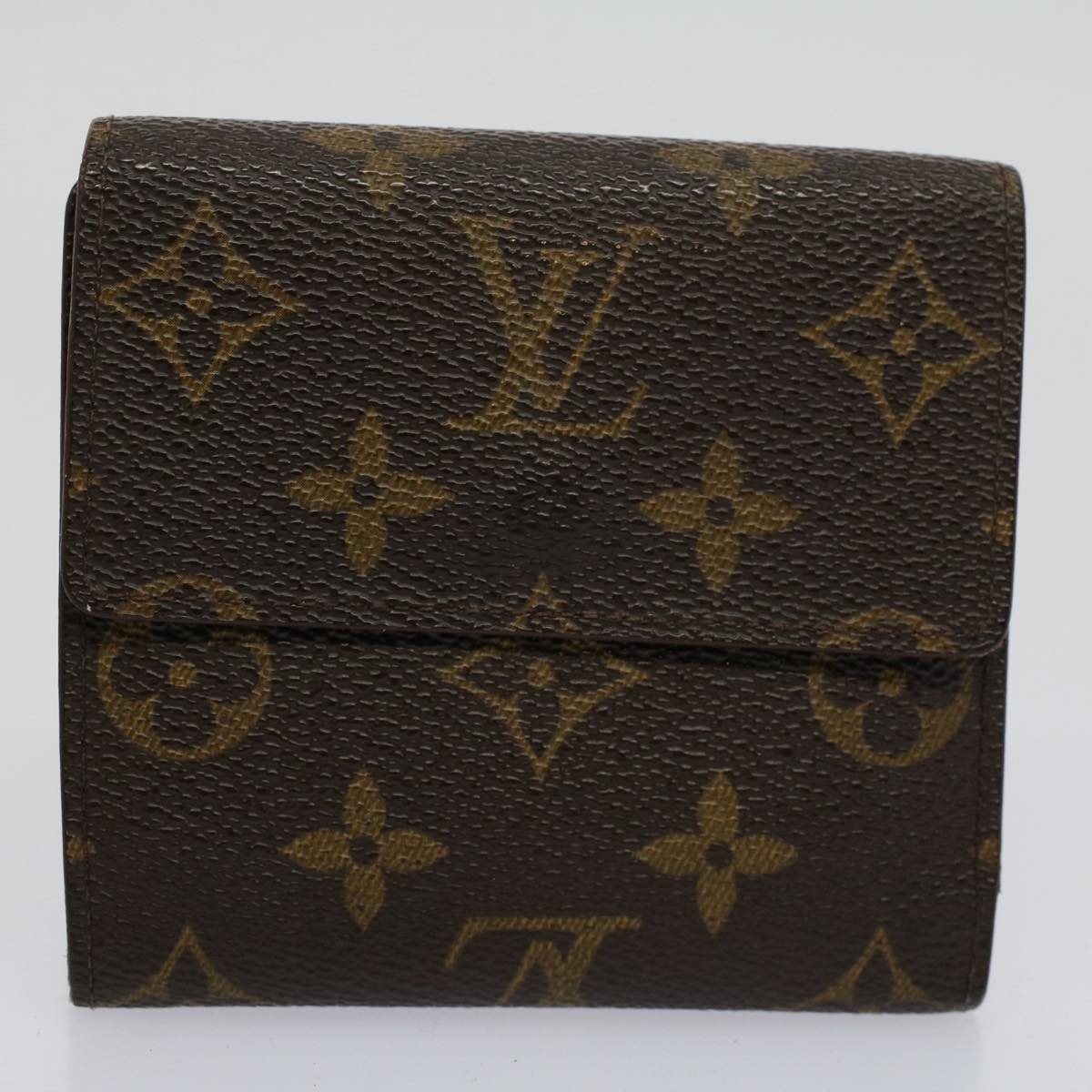 LOUIS VUITTON Monogram Portefeuille Elise Wallet M61654 LV Auth 58351