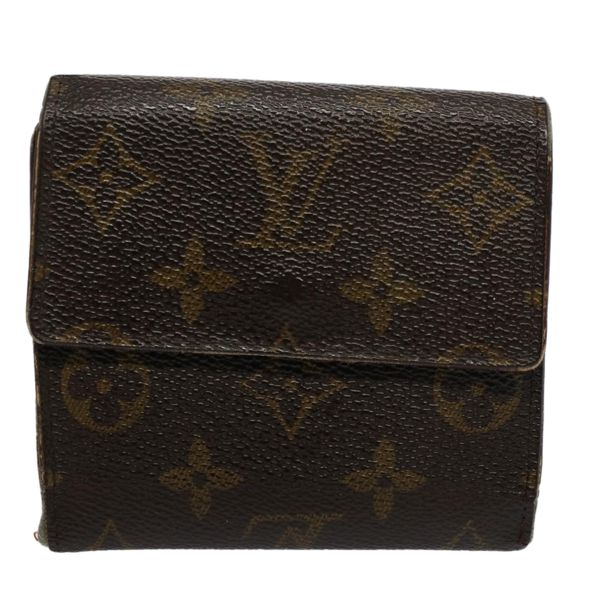 LOUIS VUITTON Monogram Portefeuille Elise Wallet M61654 LV Auth 58351