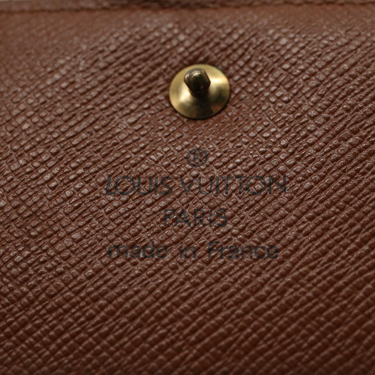 LOUIS VUITTON Monogram Portefeuille Elise Wallet M61654 LV Auth 58352