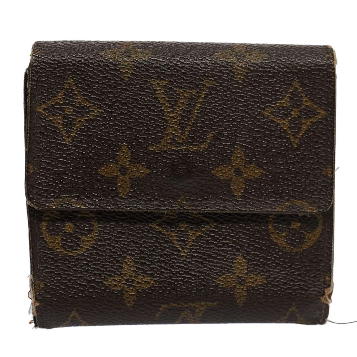 LOUIS VUITTON Monogram Portefeuille Elise Wallet M61654 LV Auth 58352