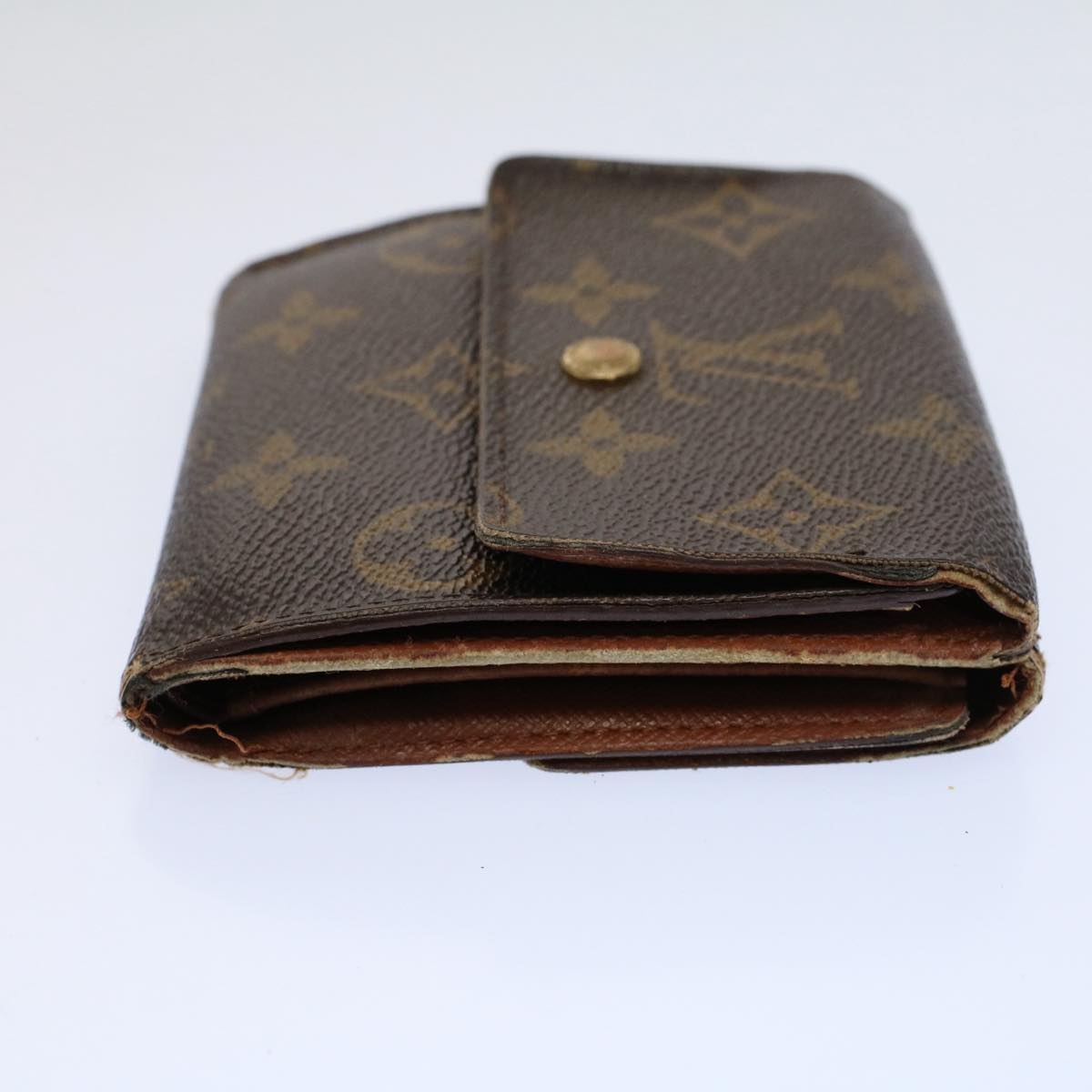 LOUIS VUITTON Monogram Portefeuille Elise Wallet M61654 LV Auth 58352