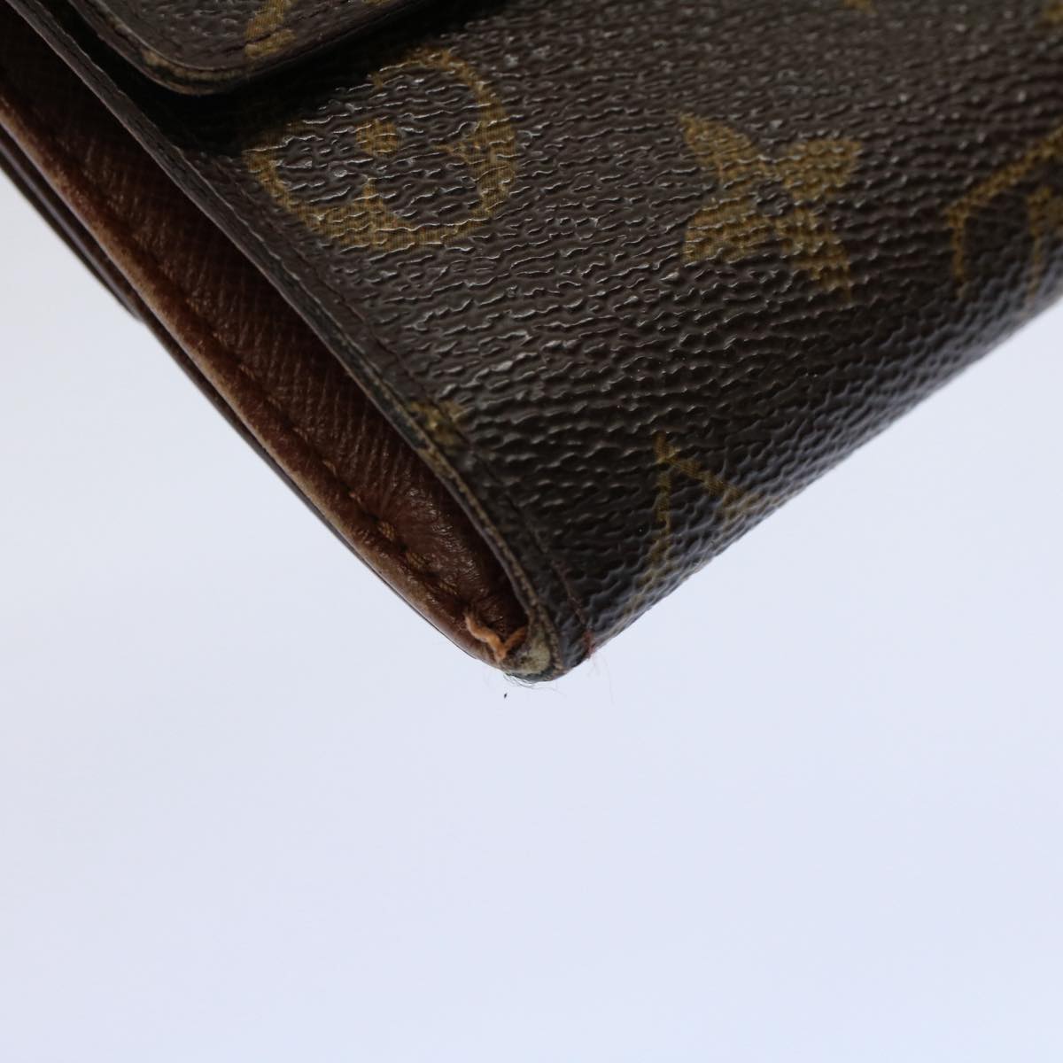 LOUIS VUITTON Monogram Portefeuille Elise Wallet M61654 LV Auth 58354