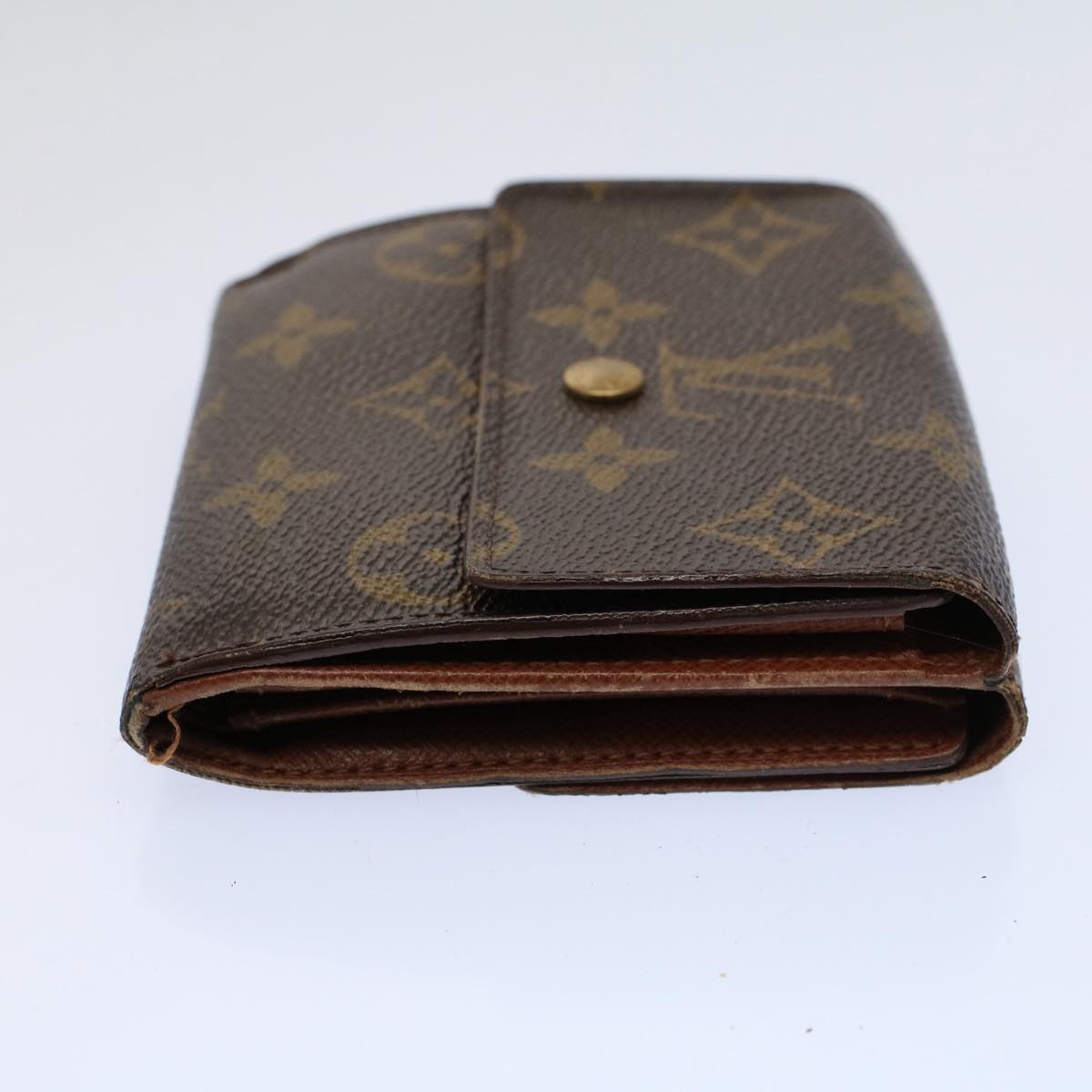 LOUIS VUITTON Monogram Portefeuille Elise Wallet M61654 LV Auth 58354