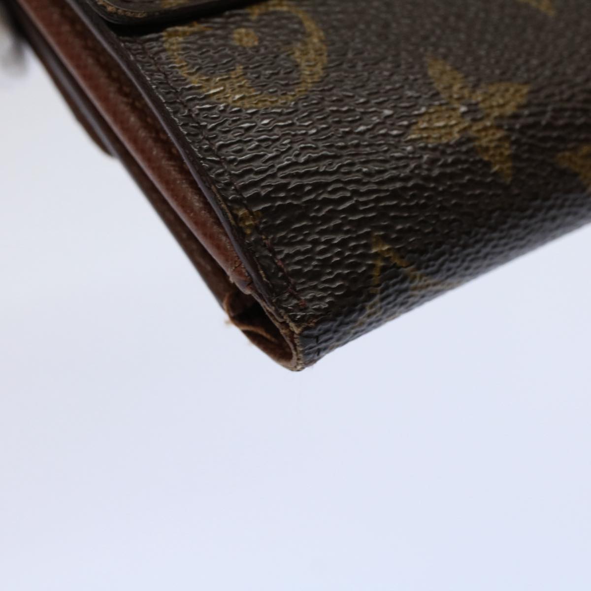 LOUIS VUITTON Monogram Portefeuille Elise Wallet M61654 LV Auth 58354