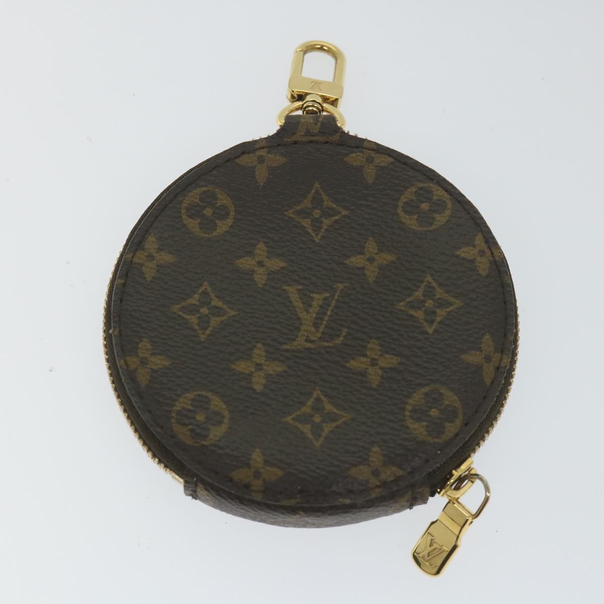 LOUIS VUITTON Monogram Multi Pochette Accessoires Pouch Khaki M44813 Auth 58358A