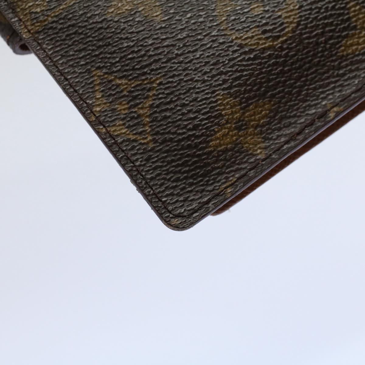 LOUIS VUITTON Monogram Agenda PM Day Planner Cover R20005 LV Auth 58369