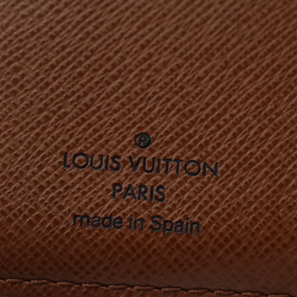 LOUIS VUITTON Monogram Agenda PM Day Planner Cover R20005 LV Auth 58369