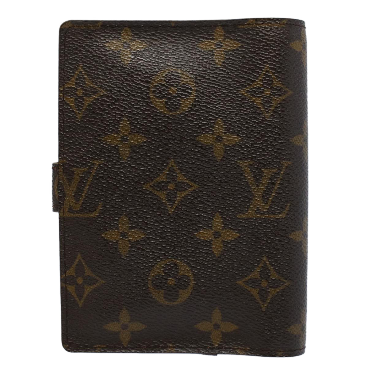 LOUIS VUITTON Monogram Agenda PM Day Planner Cover R20005 LV Auth 58369