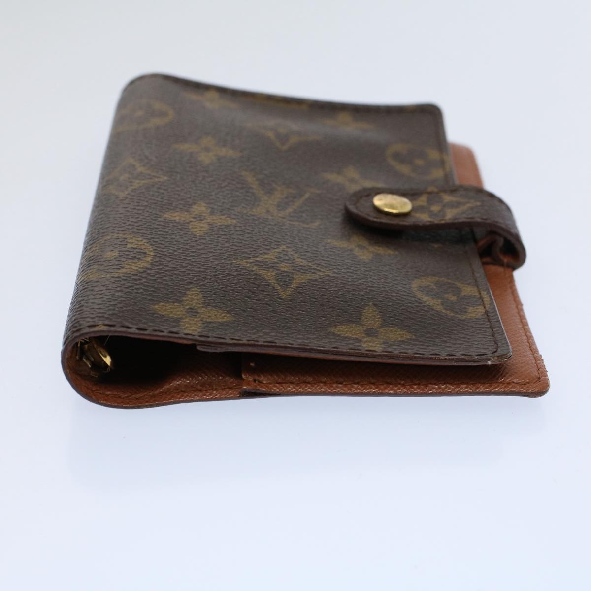 LOUIS VUITTON Monogram Agenda PM Day Planner Cover R20005 LV Auth 58369