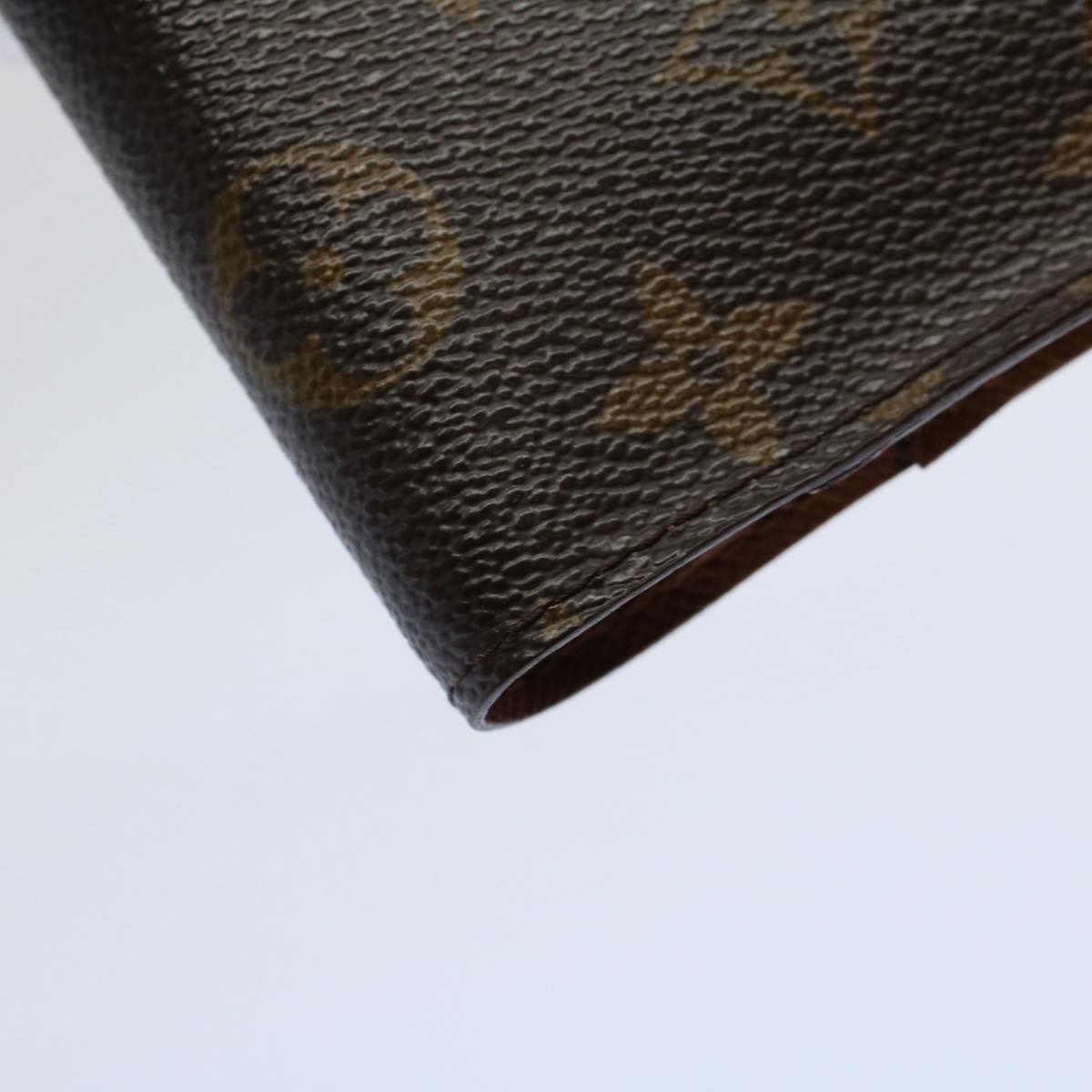 LOUIS VUITTON Monogram Agenda PM Day Planner Cover R20005 LV Auth 58369