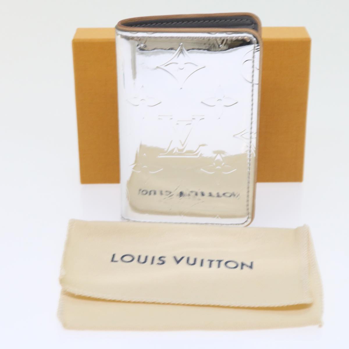 LOUIS VUITTON Lv Mirror Mirror Organizer De Posh Slender M80805 LV Auth 58428A