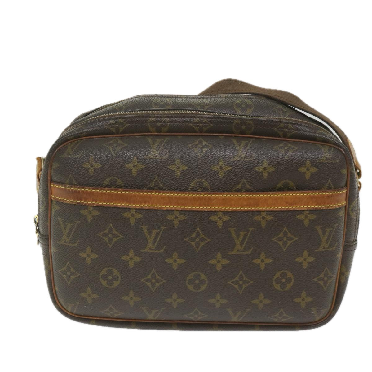 LOUIS VUITTON Monogram Reporter PM Shoulder Bag M45254 LV Auth 58480