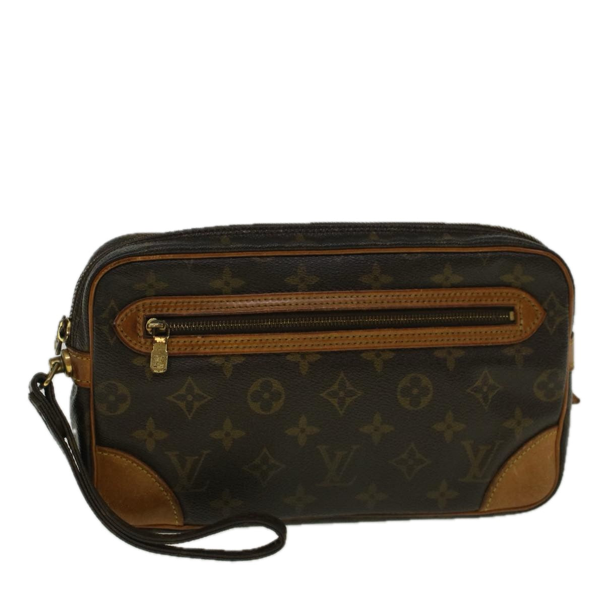 LOUIS VUITTON Monogram Marly Dragonne GM Clutch Bag M51825 LV Auth 58500