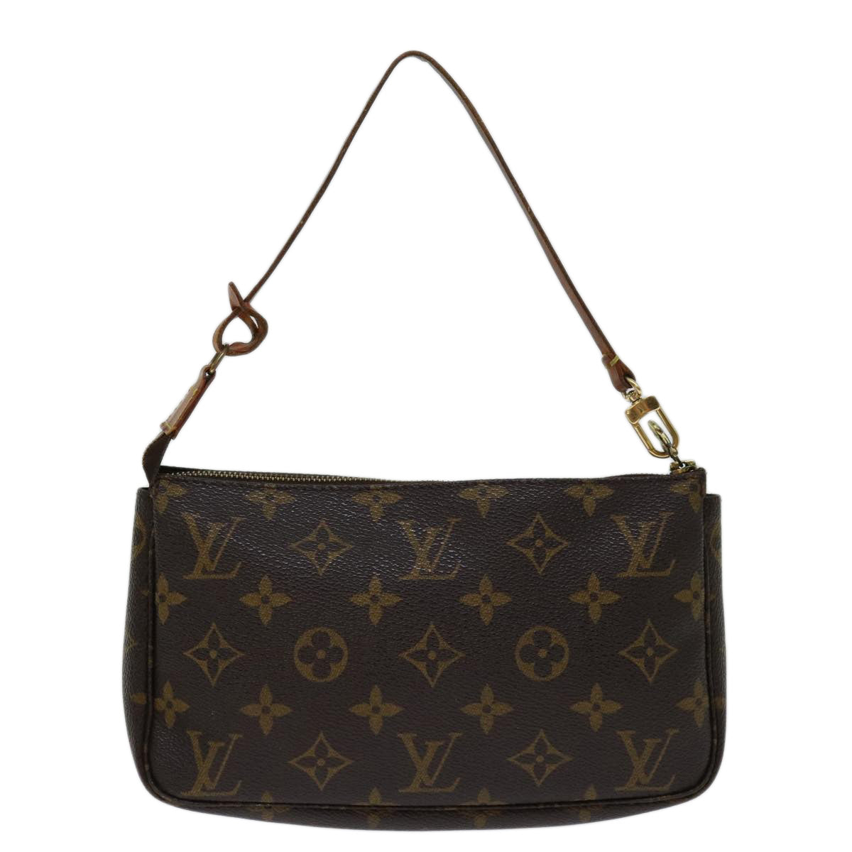 LOUIS VUITTON Monogram Pochette Accessoires Pouch M51980 LV Auth 58503