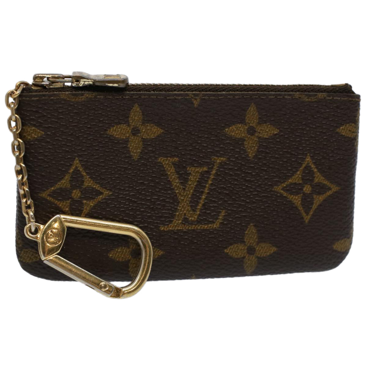 LOUIS VUITTON Monogram Pochette Cles Coin Purse M62650 LV Auth 58515