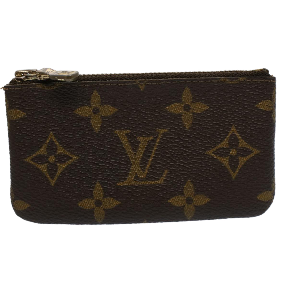 LOUIS VUITTON Monogram Pochette Cles Coin Purse M62650 LV Auth 58515