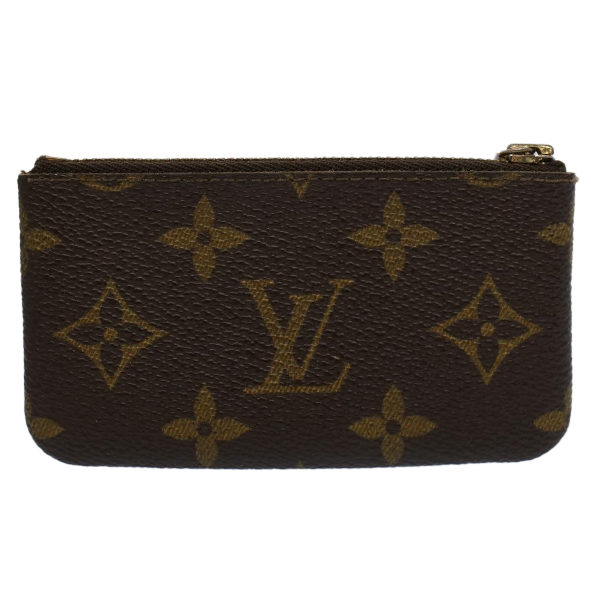 LOUIS VUITTON Monogram Pochette Cles Coin Purse M62650 LV Auth 58515