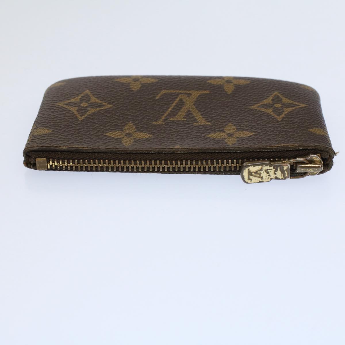 LOUIS VUITTON Monogram Pochette Cles Coin Purse M62650 LV Auth 58515