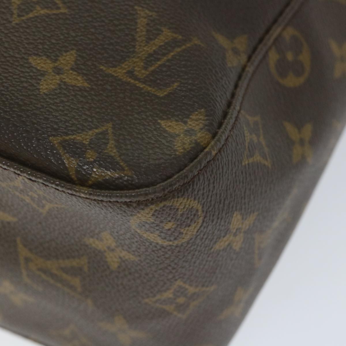 LOUIS VUITTON Monogram Looping GM Shoulder Bag M51145 LV Auth 58533