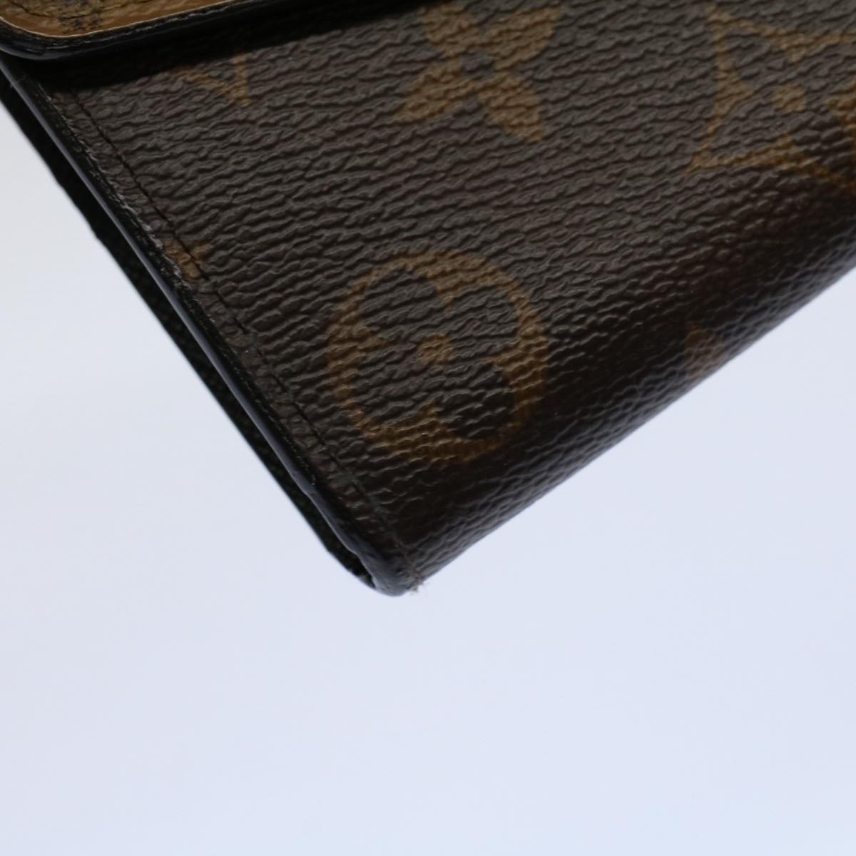 LOUIS VUITTON Monogram Reverse Giant Portefeuille Sarah Wallet M80726 Auth 58594