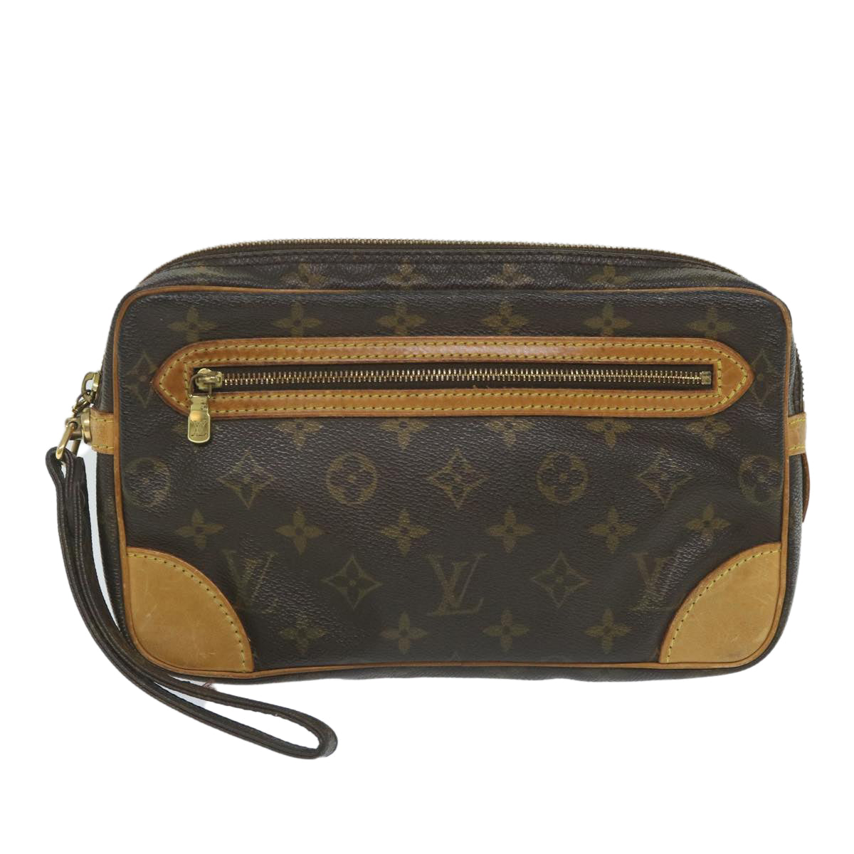 LOUIS VUITTON Monogram Marly Dragonne GM Clutch Bag M51825 LV Auth 58645