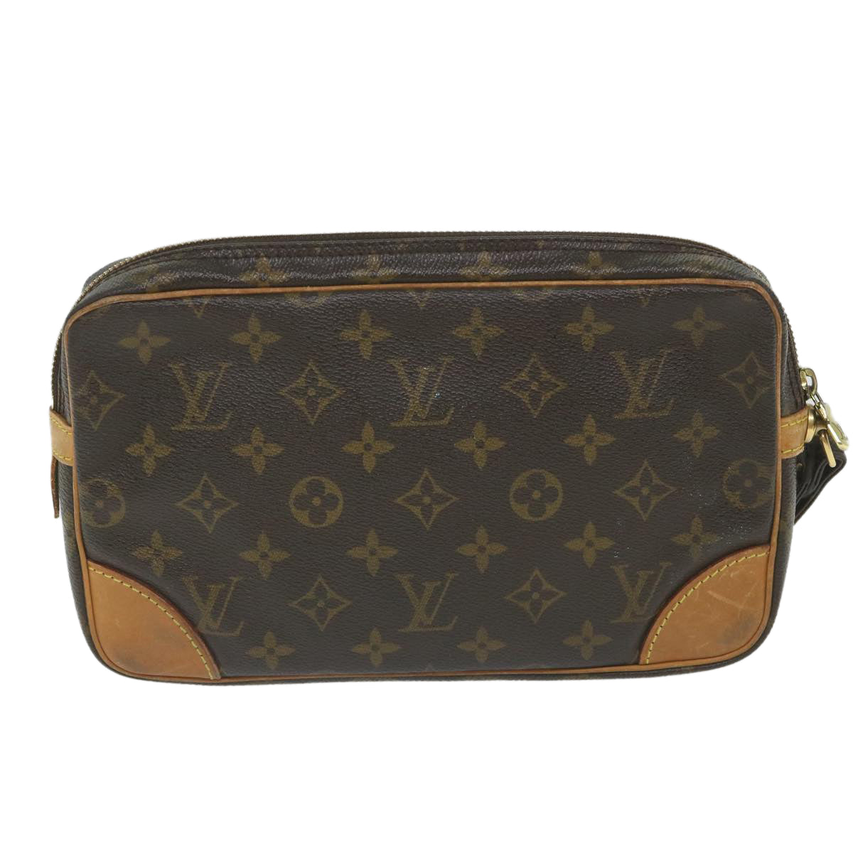 LOUIS VUITTON Monogram Marly Dragonne GM Clutch Bag M51825 LV Auth 58645