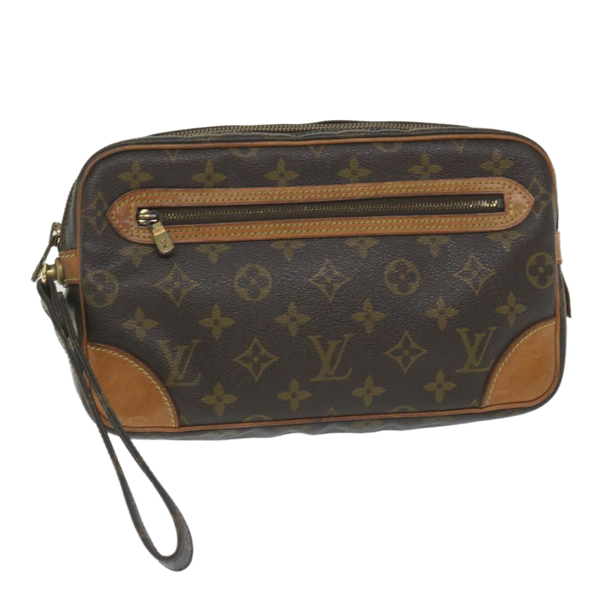 LOUIS VUITTON Monogram Marly Dragonne GM Clutch Bag M51825 LV Auth 58646