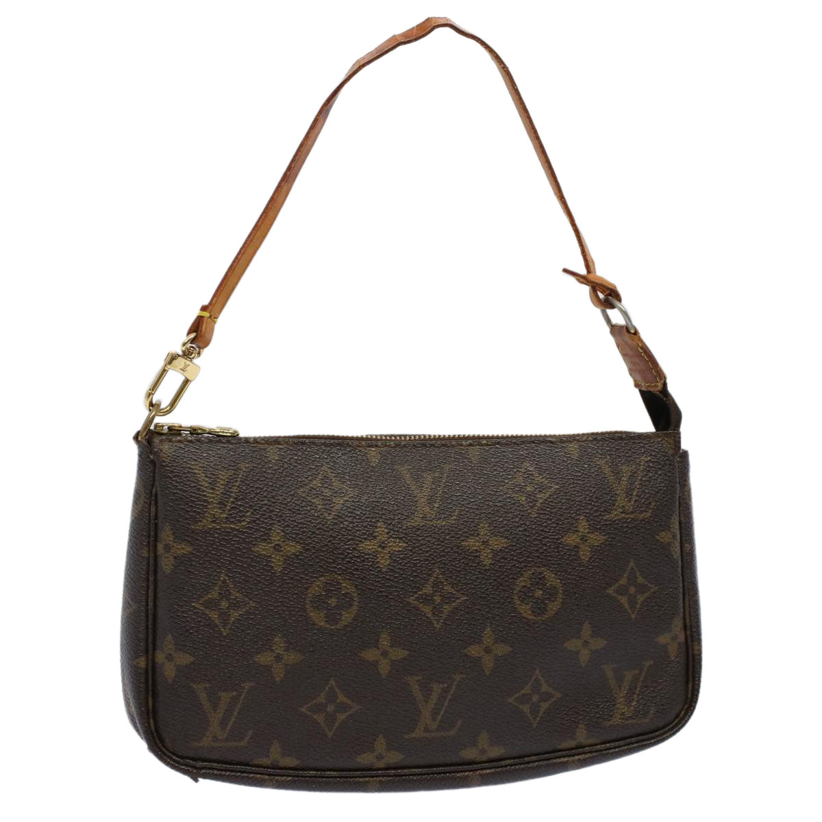 LOUIS VUITTON Monogram Pochette Accessoires Pouch M51980 LV Auth 58655